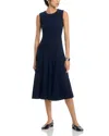 Kobi Halperin Zalea Sleeveless A-line Midi Dress In Navy