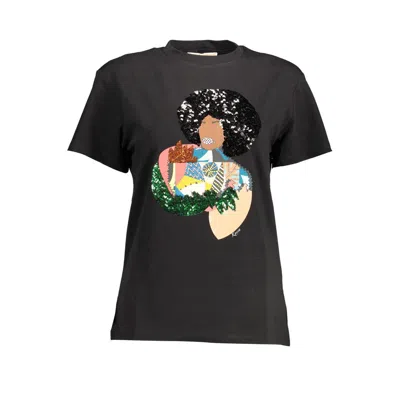 Kocca Black Cotton Tops & T-shirt