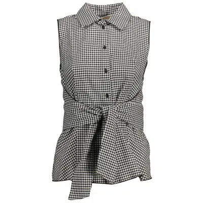 Kocca Black Cotton Women Shirt In Multi