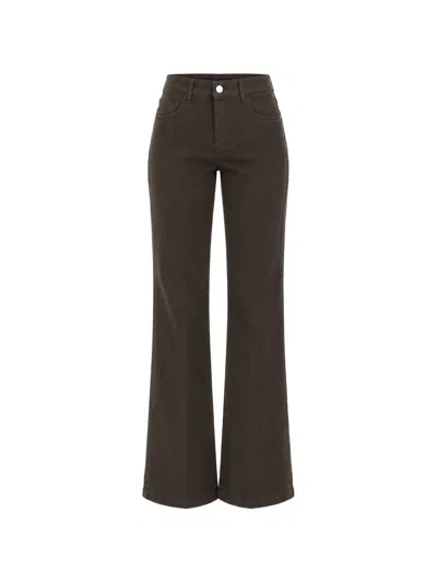 Kocca Chain-embellished Flared Jeans In Brown