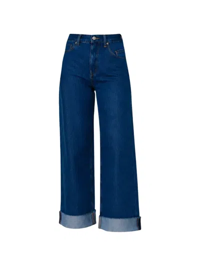 Kocca Derik Wide-leg Jeans In Blue