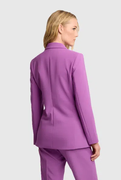 Kocca Double-breasted Jacket Woman Orchid In Purple