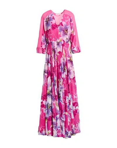 Kocca Gold Woman Maxi Dress Fuchsia Size S Polyester In Pink