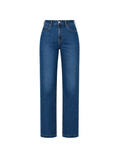 Kocca Grant Straight-leg Jeans In Blue