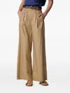 Kocca Magdalene Pleated Trousers In Brown