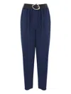 Kocca Martin Belted Trousers In Blue