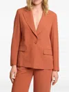 Kocca Mercede Single-breasted Blazer In Orange