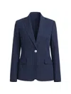 Kocca Pauline Single-breasted Jacket In Blue