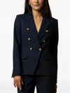 Kocca Sakura Double-breasted Blazer In Black