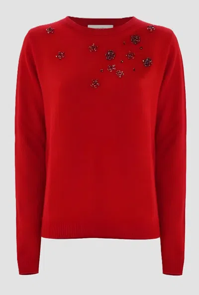 Kocca Sweater With Red Embroidery