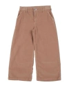 Kocca Toddler Girl Pants Camel Size 6 Cotton, Elastane In Brown