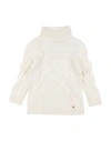 Kocca Toddler Girl Turtleneck Cream Size 6 Acrylic, Polyamide, Wool, Alpaca Wool In White