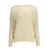 Kocca White Polyester Sweater In Yellow