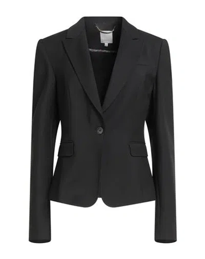 Kocca Woman Blazer Black Size L Cotton, Polyester, Elastane