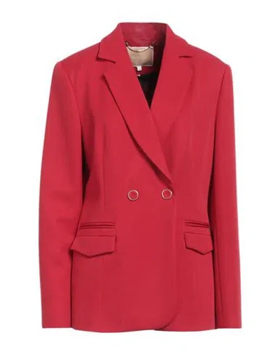Kocca Woman Blazer Red Size Xs Polyester, Elastane