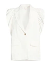 Kocca Woman Blazer White Size M Cotton In Multi