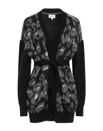 Kocca Woman Cardigan Black Size S Acrylic, Polyamide, Mohair Wool