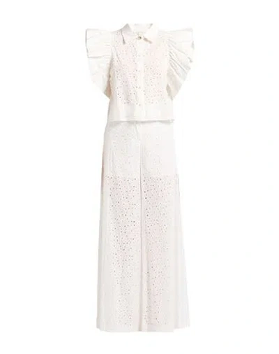 Kocca Woman Co-ord White Size S Cotton In Neutral