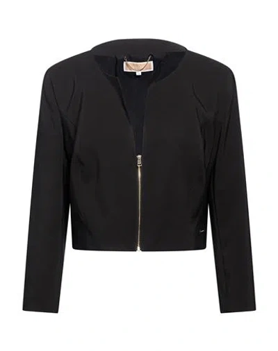Kocca Woman Jacket Black Size Xxl Polyester, Elastane