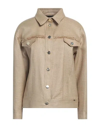 Kocca Woman Jacket Camel Size S Polyamide, Cotton In Beige