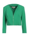 Kocca Woman Jacket Green Size M Polyester, Elastane In Green