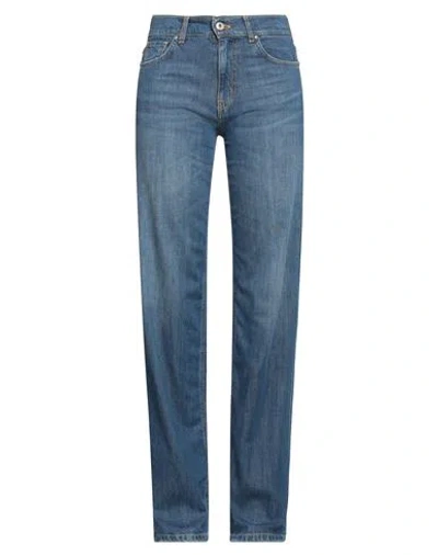 Kocca Woman Jeans Blue Size 26 Cotton, Lyocell