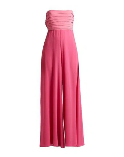 Kocca Woman Jumpsuit Magenta Size M Cotton, Polyester, Elastane