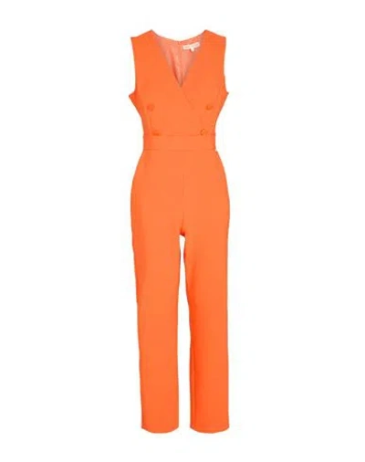 Kocca Woman Jumpsuit Orange Size M Polyester, Elastane