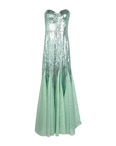 Kocca Woman Maxi Dress Light Green Size M Polyester, Elastane