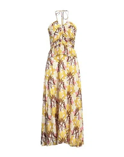 Kocca Viscose Maxi Dress In Neutrals