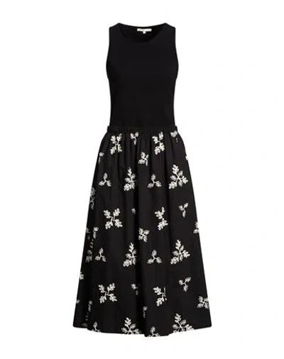 Kocca Woman Midi Dress Black Size M Cotton