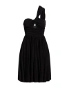 Kocca Woman Midi Dress Black Size Xs Viscose, Polyamide, Metallic Fiber, Elastane In Black