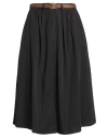 Kocca Woman Midi Skirt Black Size 10 Cotton