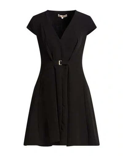 Kocca Woman Mini Dress Black Size L Polyester, Elastane