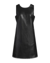 Kocca Woman Mini Dress Black Size S Polyurethane, Polyester In Black