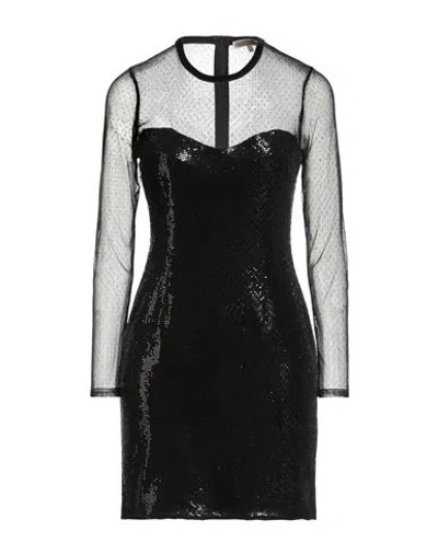Kocca Woman Mini Dress Black Size M Polyamide, Metal, Elastane, Polyester