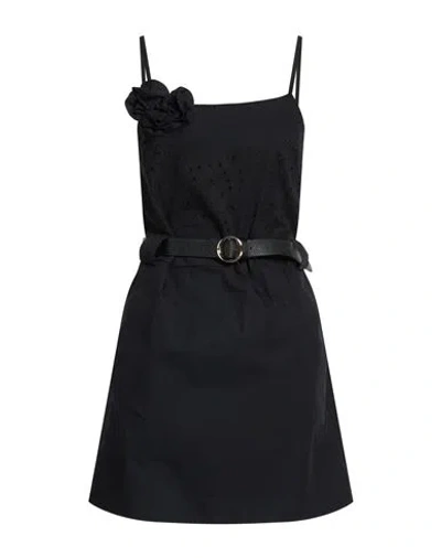 Kocca Woman Mini Dress Black Size S Cotton