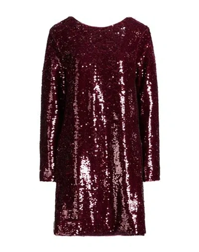 Kocca Woman Mini Dress Burgundy Size M Polyester, Elastane In Red