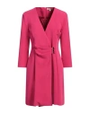 Kocca Woman Mini Dress Fuchsia Size L Polyester, Elastane In Pink