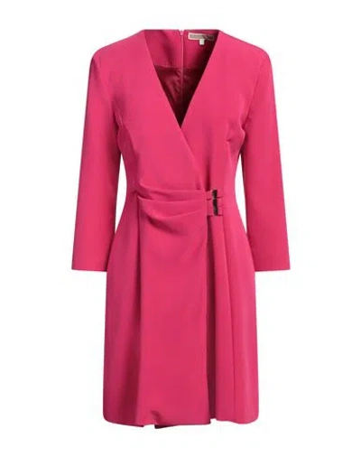 Kocca Woman Mini Dress Fuchsia Size L Polyester, Elastane In Pink
