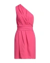 Kocca Woman Mini Dress Fuchsia Size L Polyester In Pink