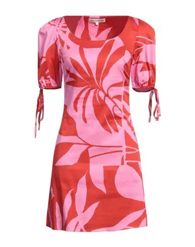 Kocca Woman Mini Dress Red Size S Cotton, Elastane