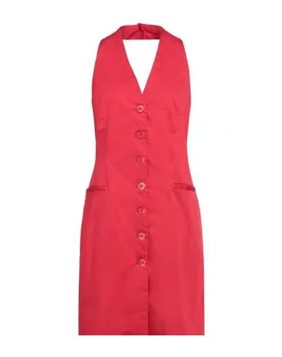 Kocca Woman Mini Dress Red Size Xs Cotton, Elastane