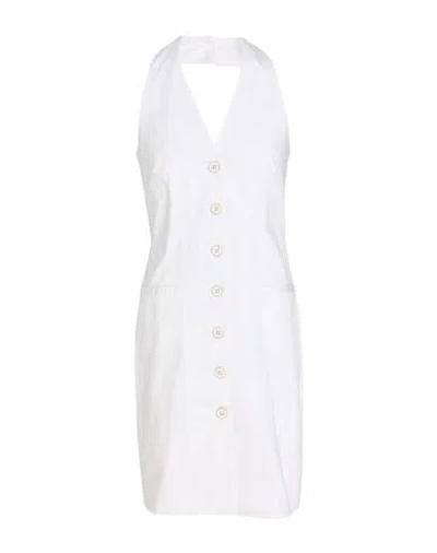 Kocca Woman Mini Dress White Size Xs Cotton, Elastane