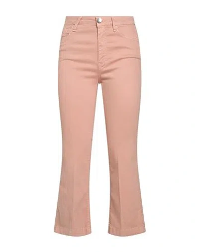 Kocca Woman Pants Antique Rose Size 26 Cotton, Elastane In Pink