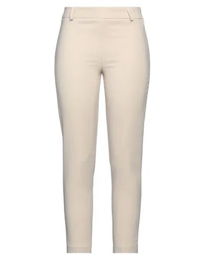 Kocca Woman Pants Beige Size 8 Polyester, Elastane