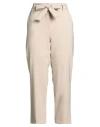 Kocca Woman Pants Beige Size 8 Polyester, Elastane In Neutral