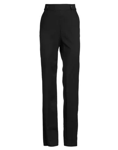 Kocca Woman Pants Black Size 10 Cotton, Polyamide, Elastane