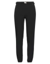 Kocca Woman Pants Black Size 12 Polyester, Elastane