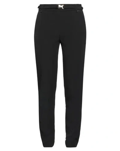 Kocca Woman Pants Black Size 12 Polyester, Elastane